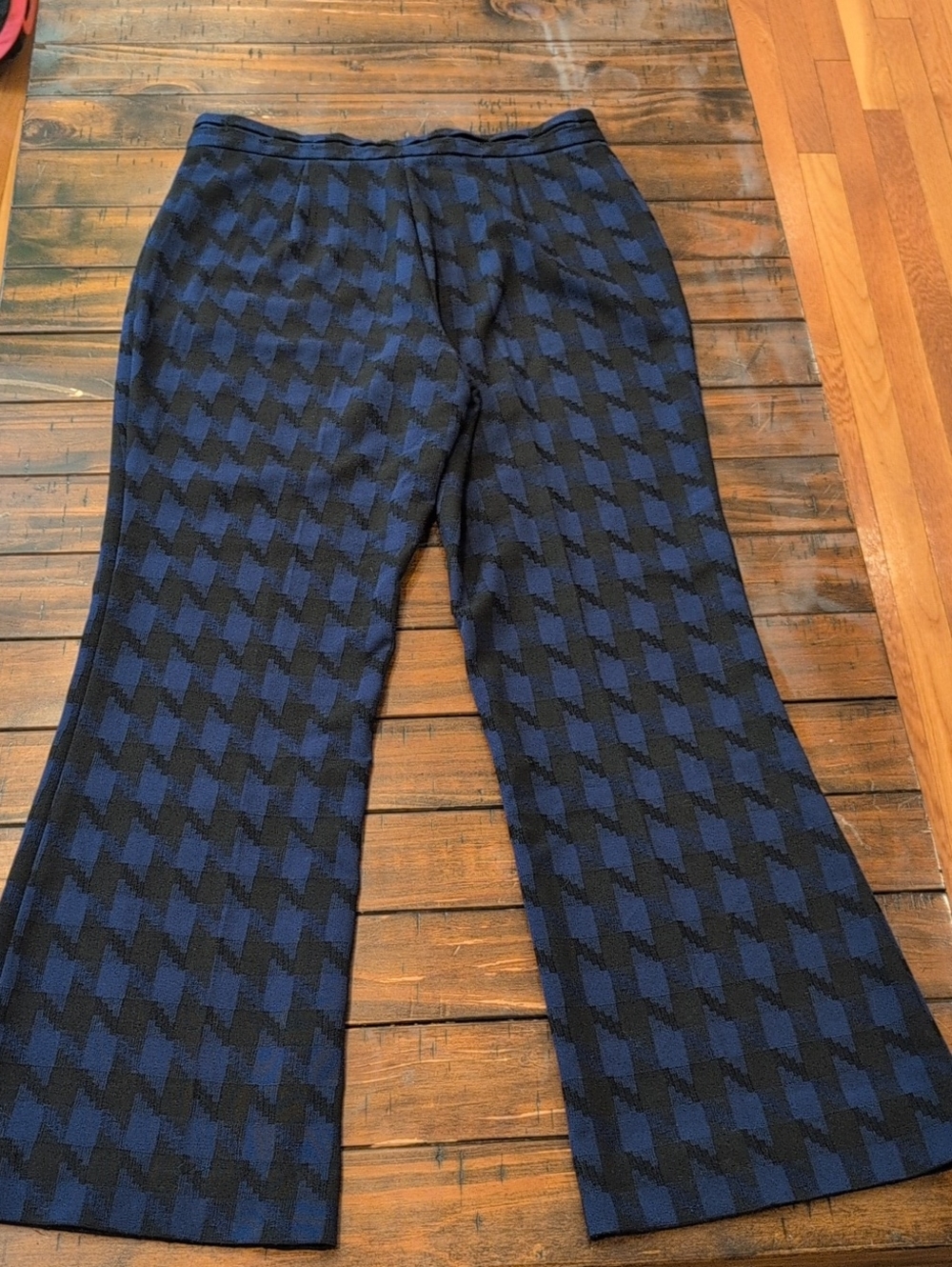 Anthropologie Wiley Windowpane Boot Cut Trousers - Picture 9 of 9